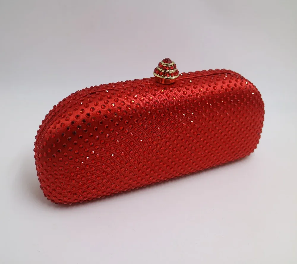 Elegante caixa de cristal azul marinho bolsa