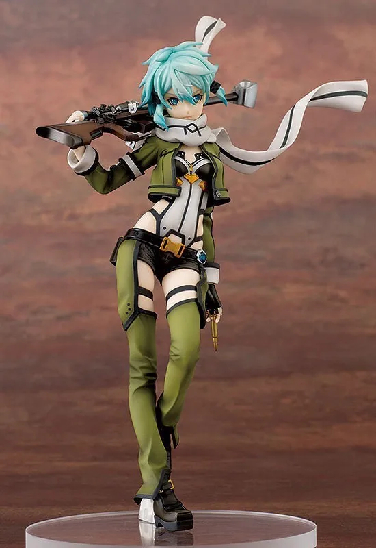 

Anime New Sword Art Online II Aquamarine Asada Shino 3 PVC Action Figure Brinquedos Collection Model Kids Toys Christmas Gift