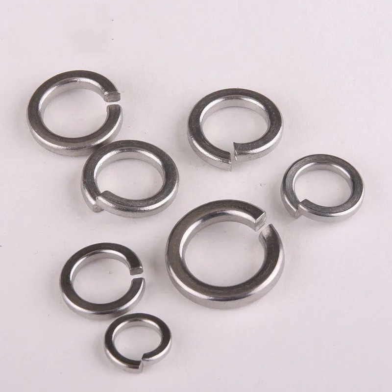 50PCS 304 Stainless Steel Spring Washers. Spring Washers M5 GB93in