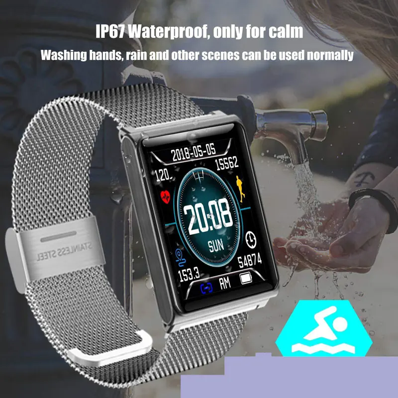Смарт-часы для мужчин и женщин, водонепроницаемые часы, пульсометр, фитнес-трекер, шагомер, спортивные Смарт-часы для Android, xiaomi, IOS Phone