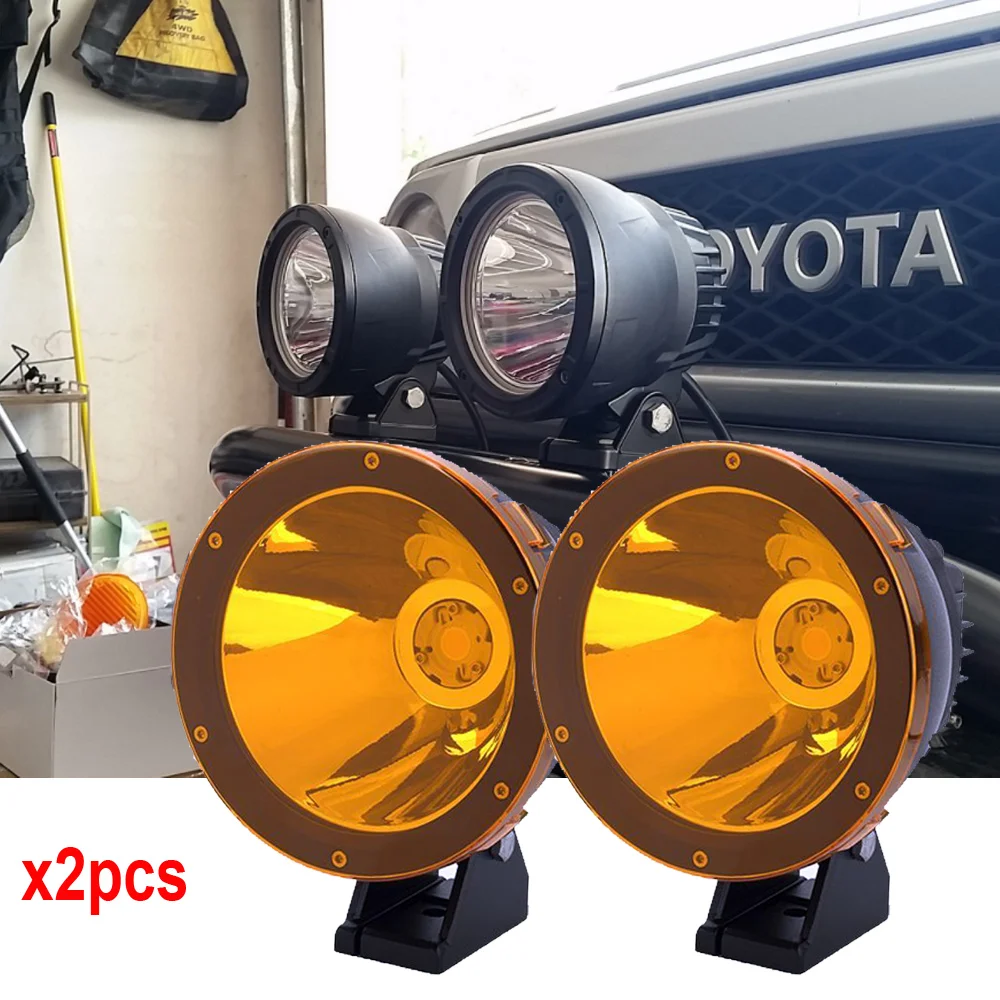 

6.7" 50W Narrow cannnon LED Spot Lights 1pc 50w single chips K905C 12V 24V 15 Degree spot beam led driving off road lights x2pcs
