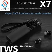 Месте X7 наушники-вкладыши TWS стерео беспроводные Bluetooth гарнитура Водонепроницаемый Мини Магнитный Зарядное устройство Беспроводной наушники Bluetooth гарнитура парные