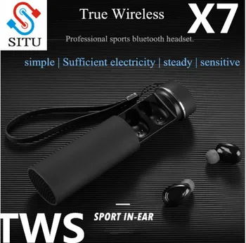 

SITU X7 TWS Binaural Wireless Bluetooth Headset Waterproof Mini Magnetic Charger Wireless Earphones Bluetooth Headset Paired