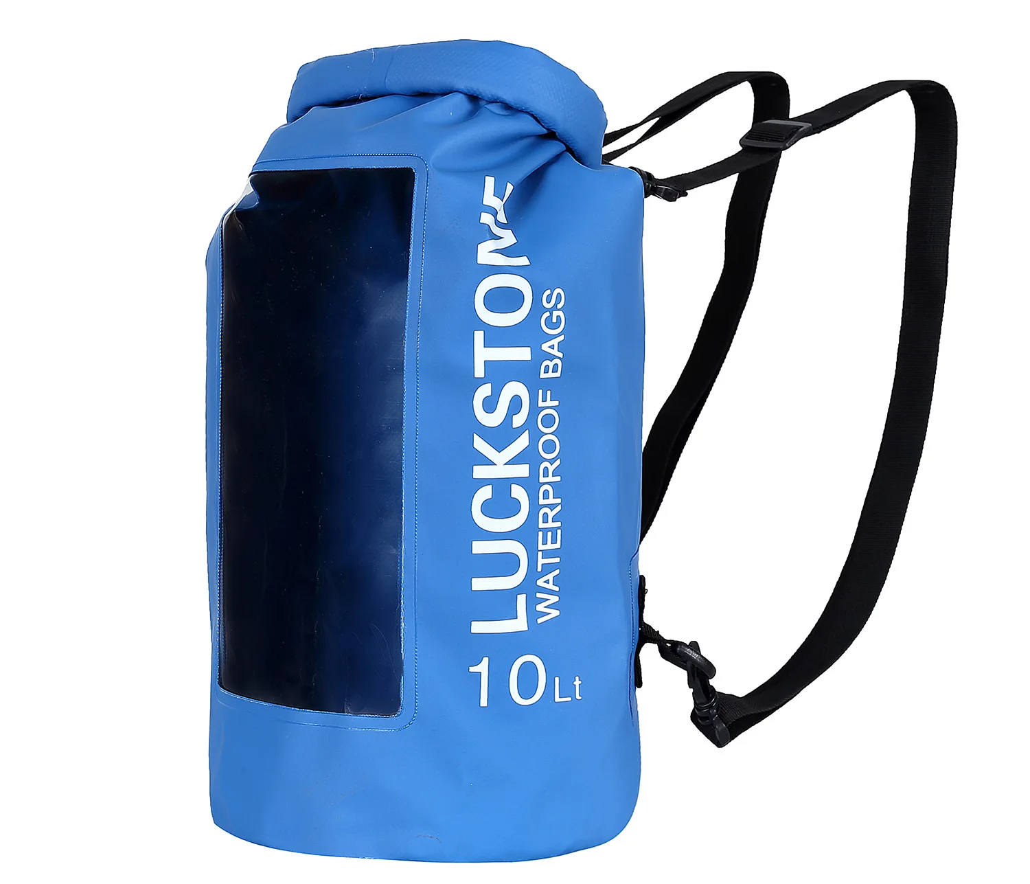 

LUCKSTONE Pack PVC Waterproof Bag Dry Bag Outdoor 10L Visible Swimming Bags Backpack Waterproof Pouch Ultralight Dry Sack