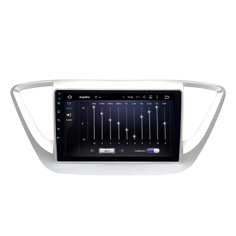 Excellent Android 8.0 car GPS radio player for Hyundai Solaris Verna GPS 2016 2017 with Octa core px5 4G RAM wifi 4g usb auto Multimedia 5