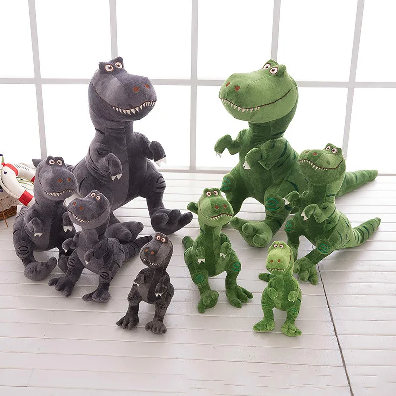 S M L Size Green Gray Dinosaur Style Plush Dolls Creative Home