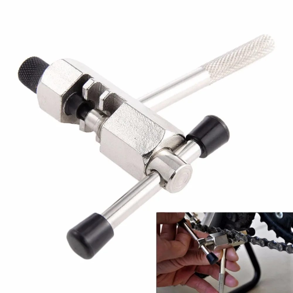 

Removal Repair Tool Stainless Steel Bicycle Chain Remover Bike Chain Breaker Cutter Bicycle Chain Rivet Extractor Pin Spliter