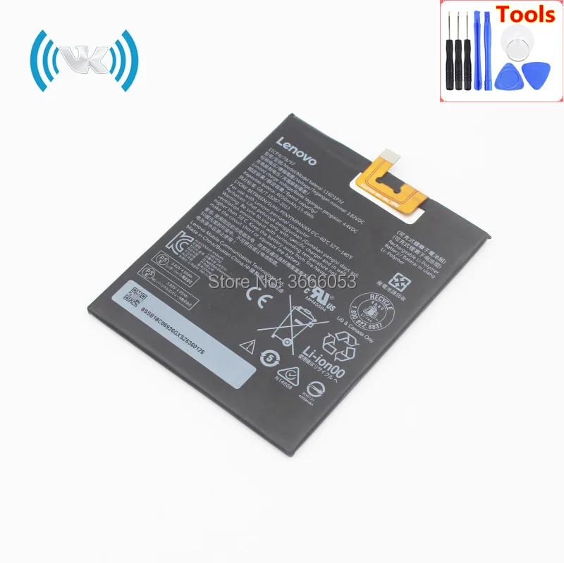 Новый аккумулятор VK 4050 мАч/3 82 Вт ч в L16D1P32 для Lenovo Phab2 Plus PB2 670N 670M 670Y встроенный литий