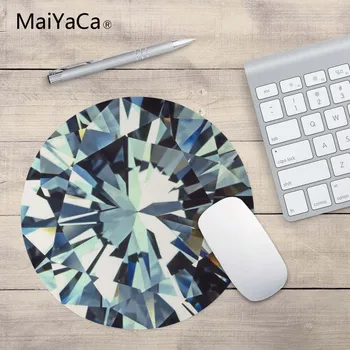 

MaiYaCa New Personalized print Mousepad Peacock Mermaid Battlestar New Small Size Round Mouse Pad Non-Skid Rubber Pad