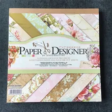 40 листов 7 дюймов винтажный цветочный узор Скрапбукинг бумажный коврик оригами художественная бумага самодельная открытка изготовление дома деко подарочная упаковка