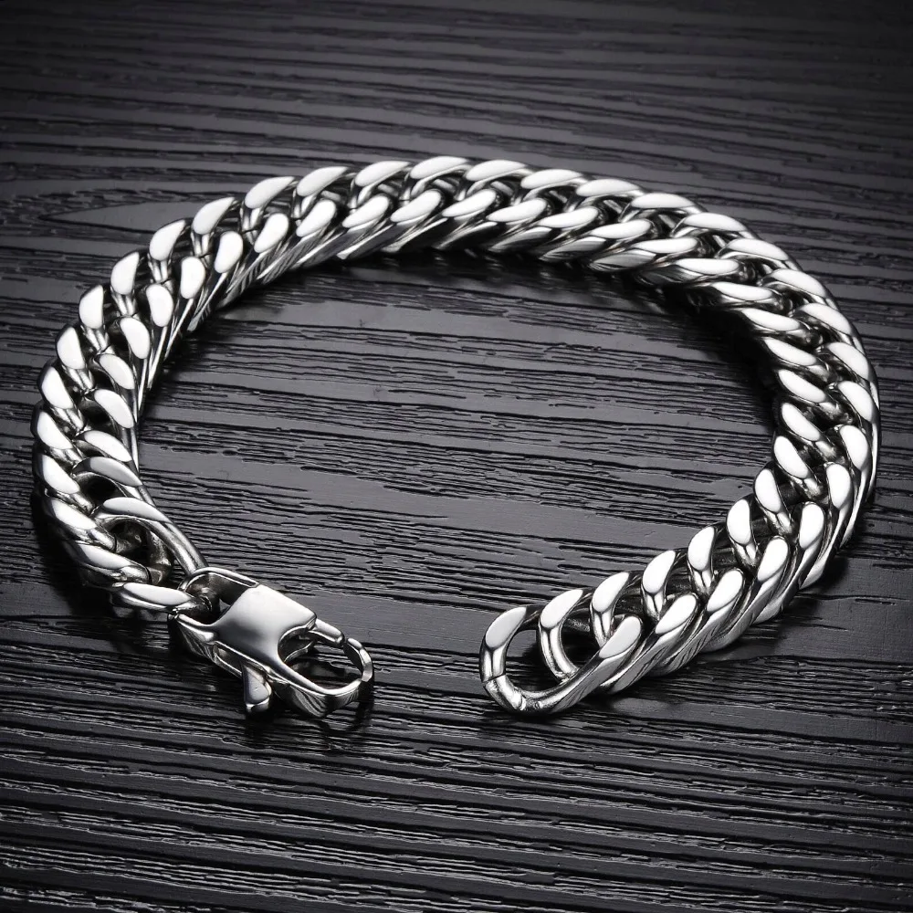 Браслет цепочка мужской из нержавеющей стали 19/20/21/22 см|bracelet sale|bracelet ironjewelry golden |