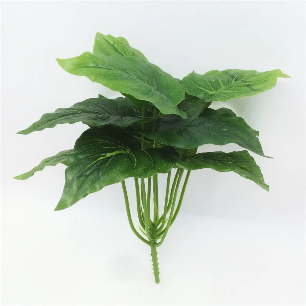 

Wedding Decoration Hot 1pcs Large 25cm Artificial Plant Lifelike Bush Potted Plastic Tree Home Garden Office Decoration Plantas
