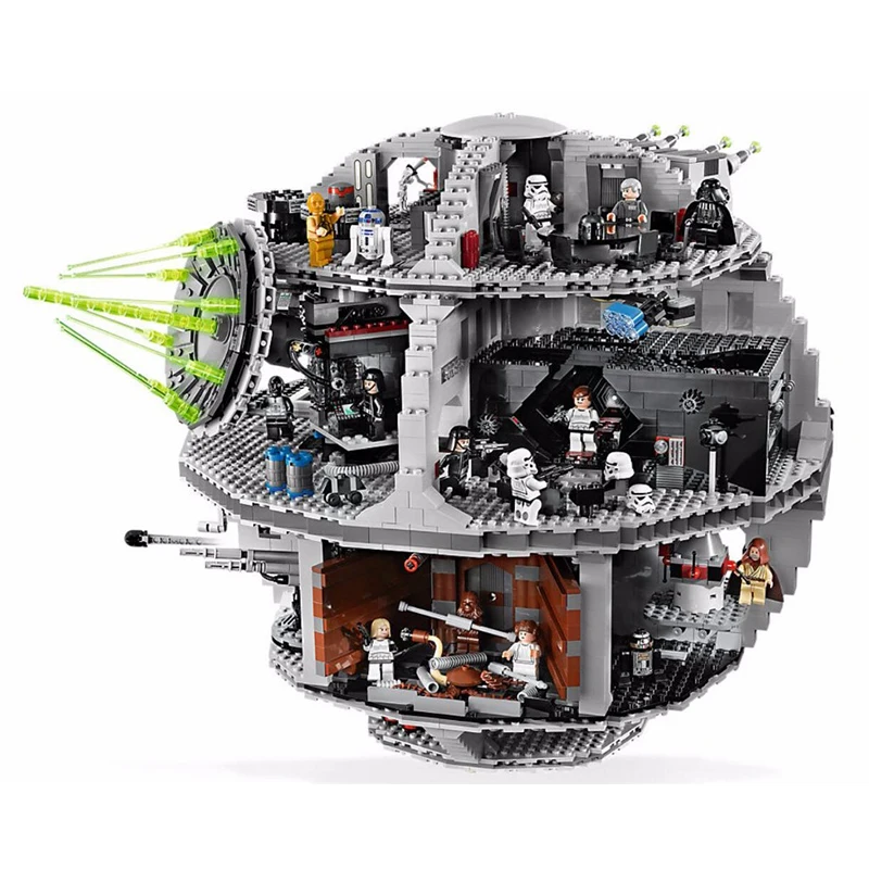 

05035 3803Pcs Stars Wars Set Death Star Building Block Set Toys For Kids Compatible Legoing City 10188 Blocks