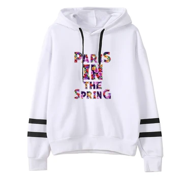

Six kinds of Letter printing of style Hoodies 2019 Winter Hot sale Casual digital stripe printed Tops Women's Clothing Hoodies