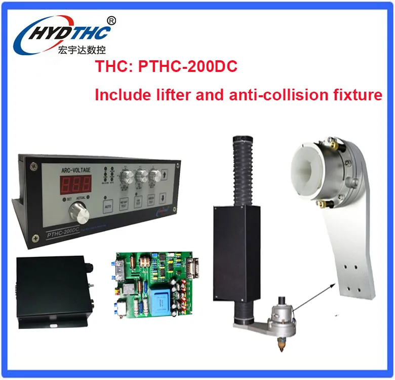 Автономный дуговой фонарь контроллер высоты THC PTHC-200DC для плазменной резки включает подъемник и анти-приспособление для столкновения