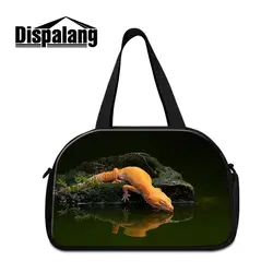 Dispalang Винтаж ящерица Печать Последние Путешествия Duffle Multi Функция Tour Tote сумки для мужчин Professional Тренажерный Зал Сумка Одежда Обувь