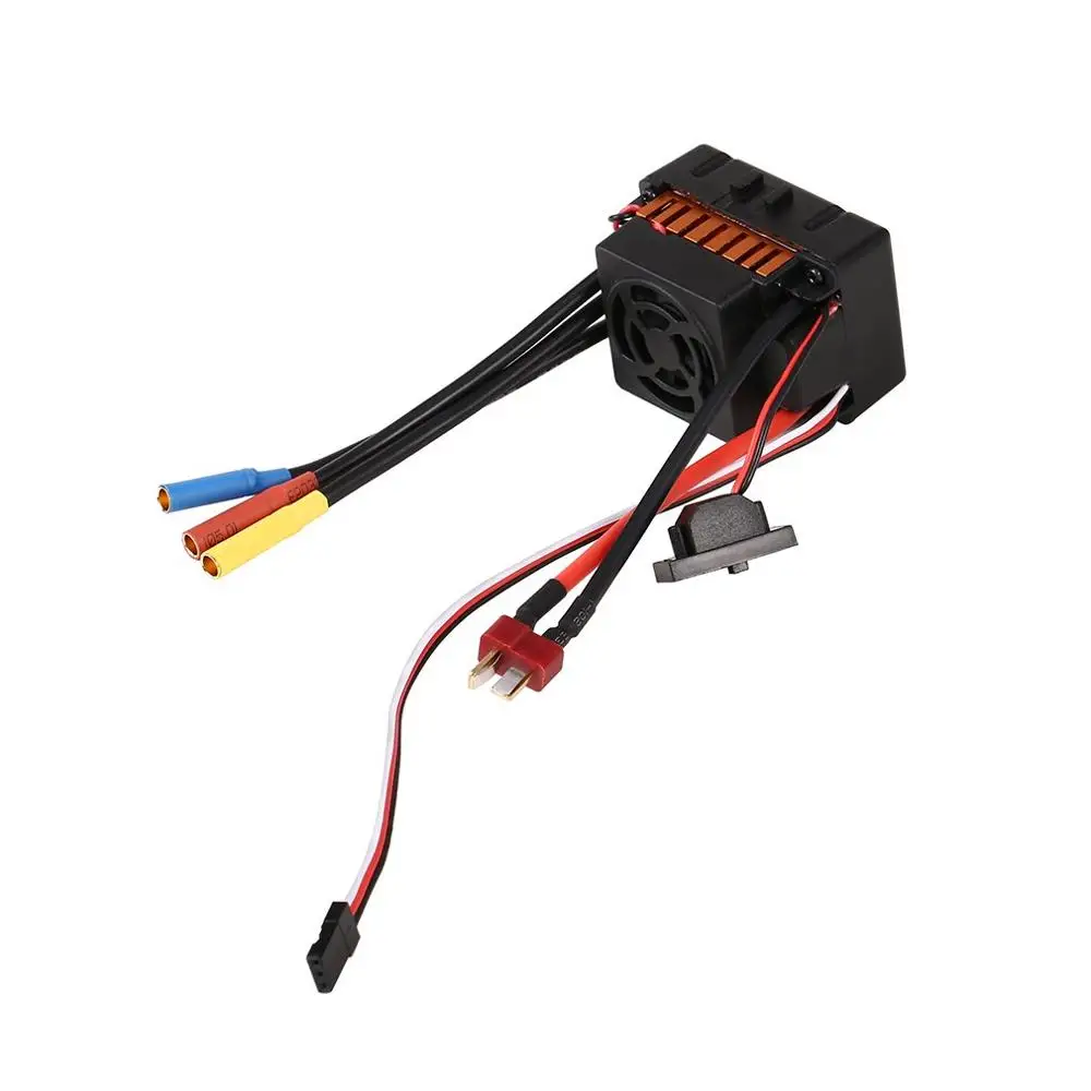 OCDAY Waterproof 60A RC Brushless ESC BEC Car Parts Electric Speed Controller with 5.5V 3A BEC for 1/10 RC Car Truck-in Parts