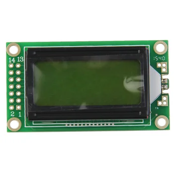 

7x2 7*2 802 Character LCD Display Module With Yellow Green LED Backlight