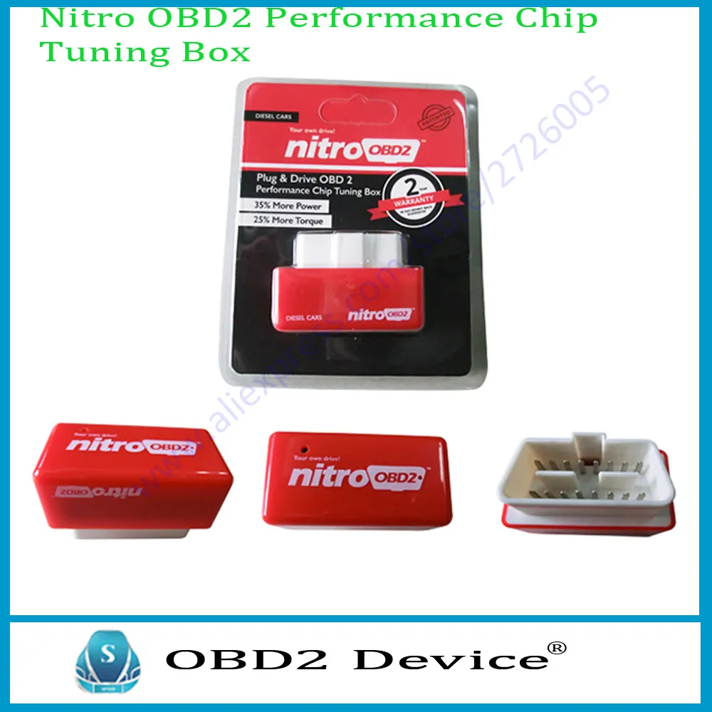 Мощный чип блок настройки Plug Drive NitroOBD2 дизельный Nitro OBD2 дизельный Интерфейс чип блок настройки интерфейс для дизельного автомобиля