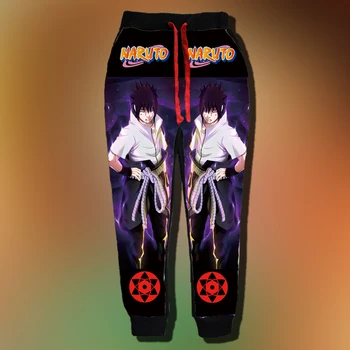 

Anime Naruto Sasuke Uchiha pants casual trousers Slim pants male and female models