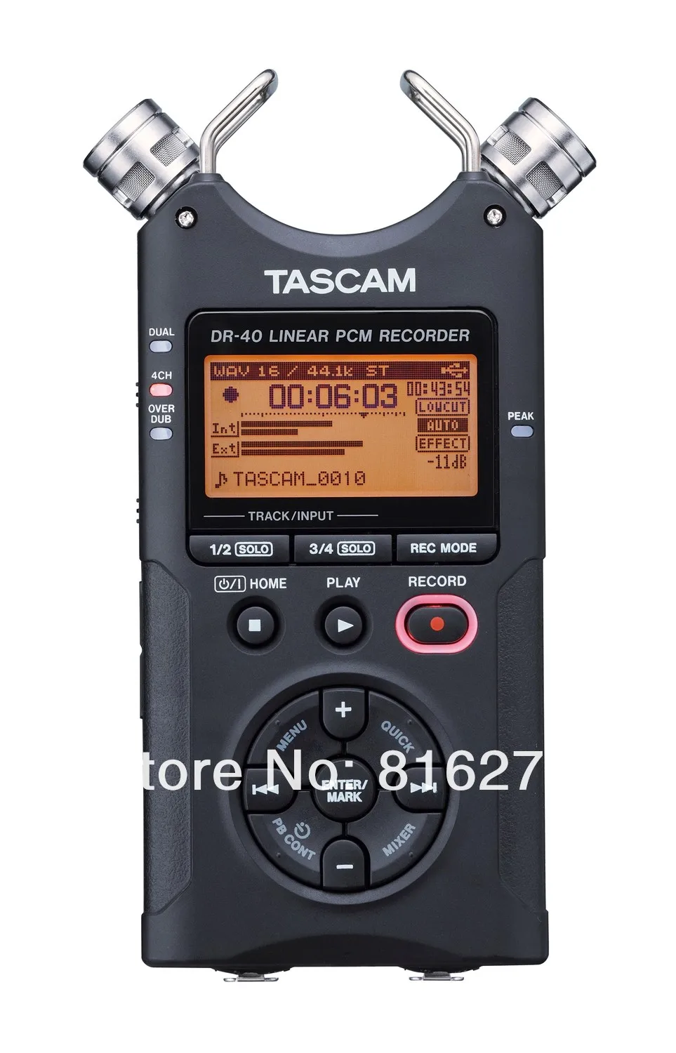 Hot selling Tascam dr 40 handheld digital voice recorder professional