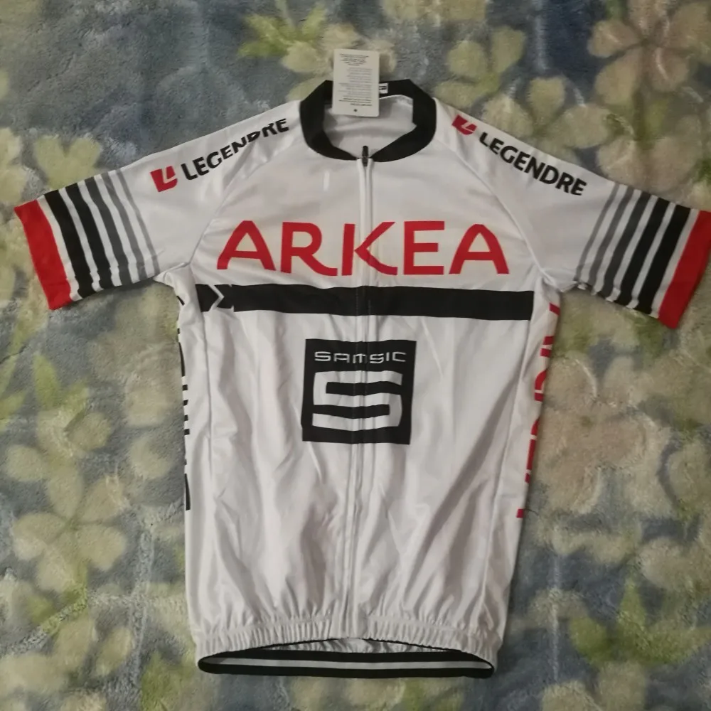 Профессиональная команда, arkea samsic, белая велосипедная майка, набор, дышащий, MTB, Быстросохнущий велосипед, Ropa ciclismo 9d, гелевая подкладка