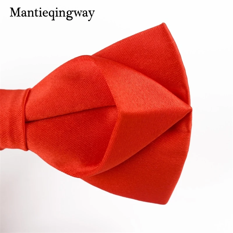 Mantieqingway однотонный галстук-бабочка + брошь набор для мужчин костюмы Бизнес галстук-бабочка из полиэстера с лацканами булавки для свадьбы