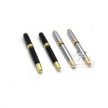 Супер качество ролика ручка 80 г/шт. Серебряная ручка и черная ручка с ручка коробки