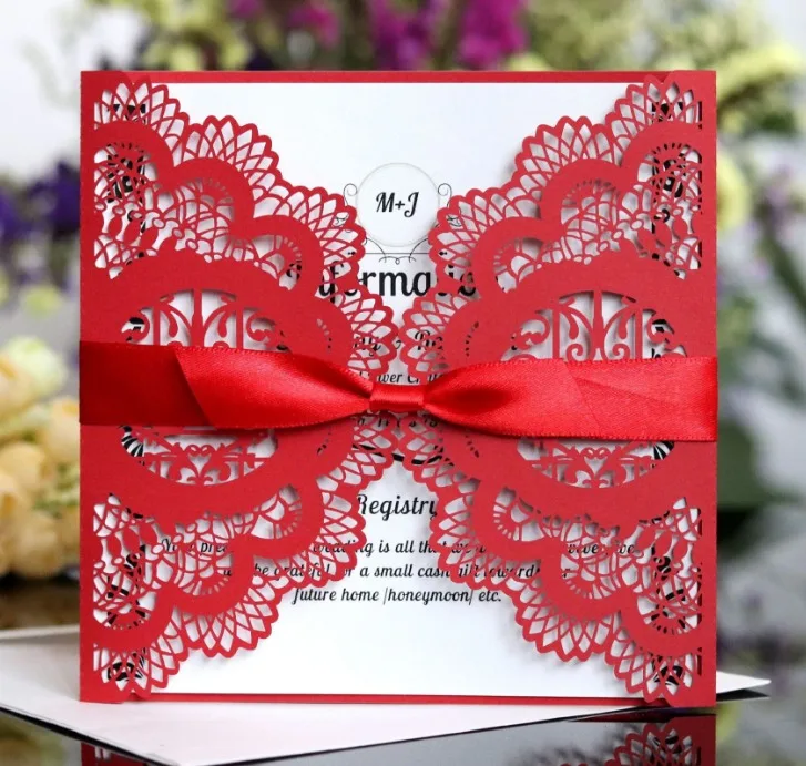 "Invitaciones en Tonos Rojos" 3