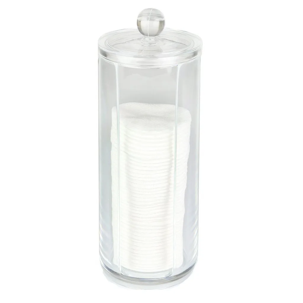 

Cosmetic Organizer Compactor Container Make-Up Discs Diam 7.5 x 20h cm #TX4