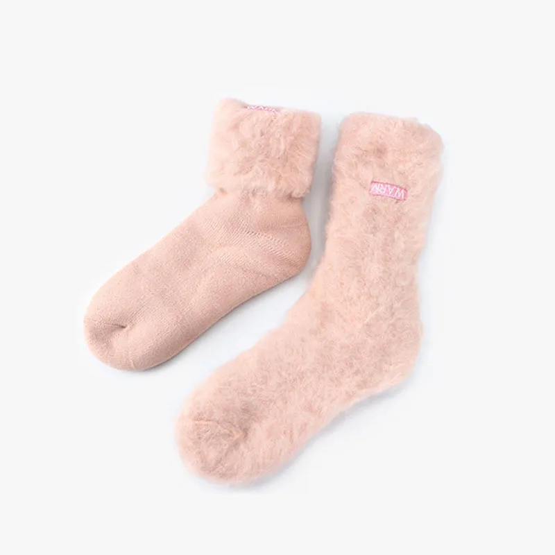 CHAOZHU/женские теплые носки; Утепленные зимние лыжные носки; бархатные домашние носки для сна; зимние женские модные флисовые Носки
