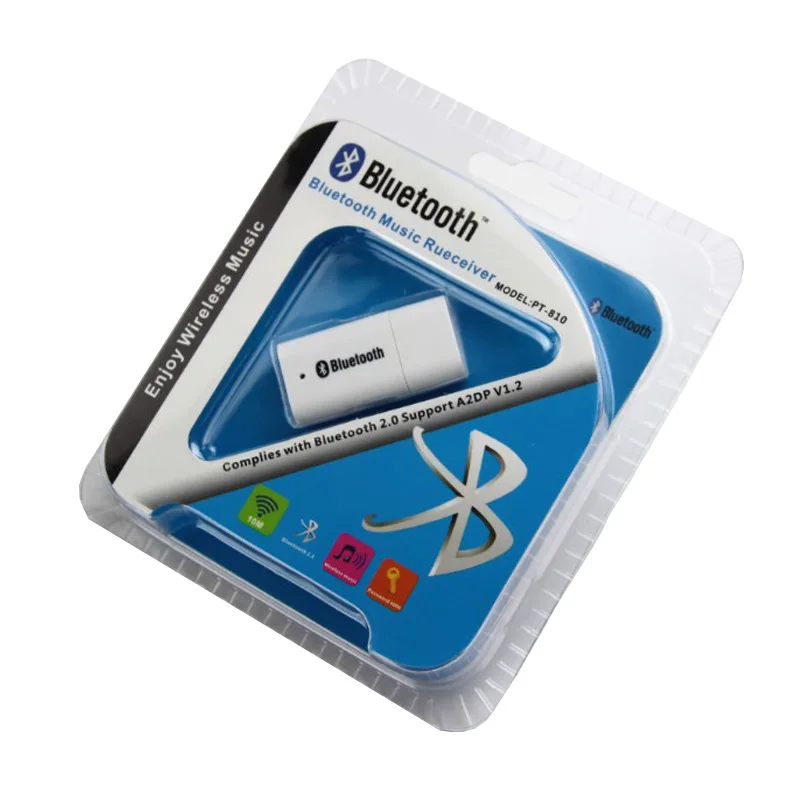 1 шт. Bluetooth музыкальный приемник 3,5 мм Bluetooth адаптер Bluetooth аудио приемник с питанием от USB черный