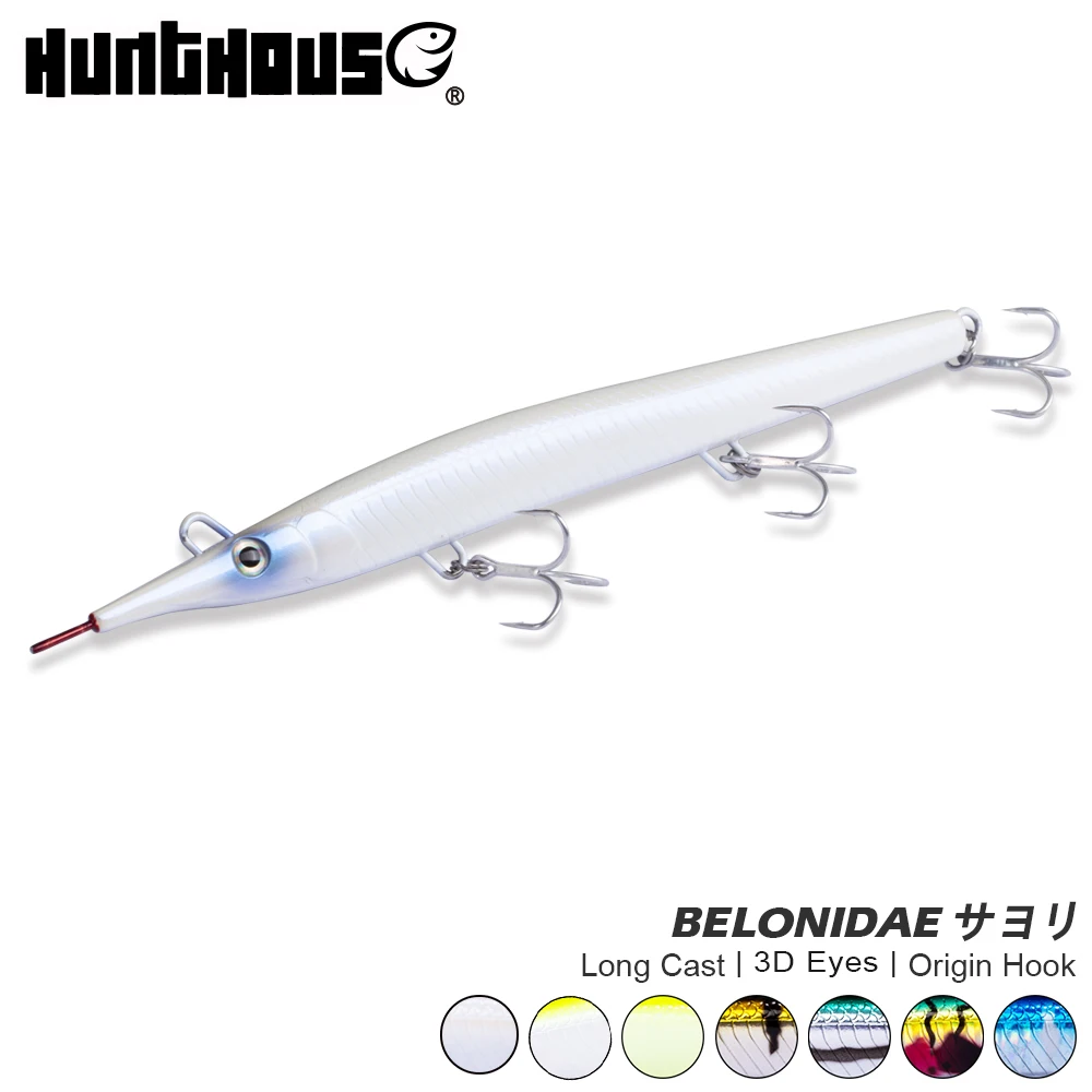 Hunthouse Sayoris قلم رصاص stickbait سحر الطعوم 14 سنتيمتر 18 سنتيمتر القاروص المفترس الأسماك طويلة الصب الصيد السحر اليابان صنع الصيد معالجة