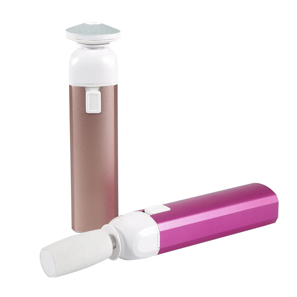 

Professional Electric 2 in 1 Nail Polisher Dead Skin Callus Removal with 2 Interchange Heads Nail Buffer Grinder Manicure Care