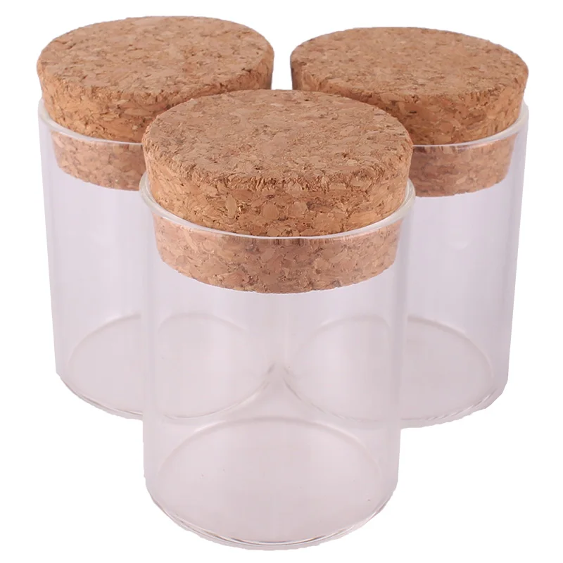 12 шт. пробирка с пробкой 50 мл размер 47*60 мм|spice tubes|bottle with stopper50ml container |