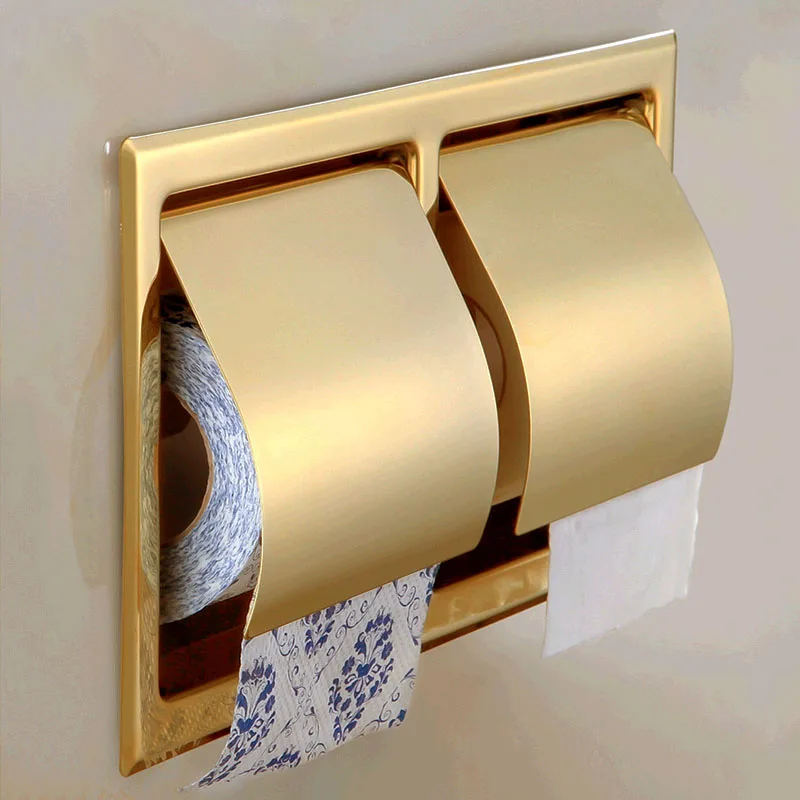 Оптом и в розницу рулон держатель для бумажных салфеток духового шкафа двойная тряпка Ванная комната туалет Бумага - Цвет: Белый