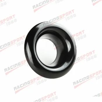 

4" Inch Short Ram Cold Air Inlet Intake Velocity Stack Adapter Turbo Horn Black