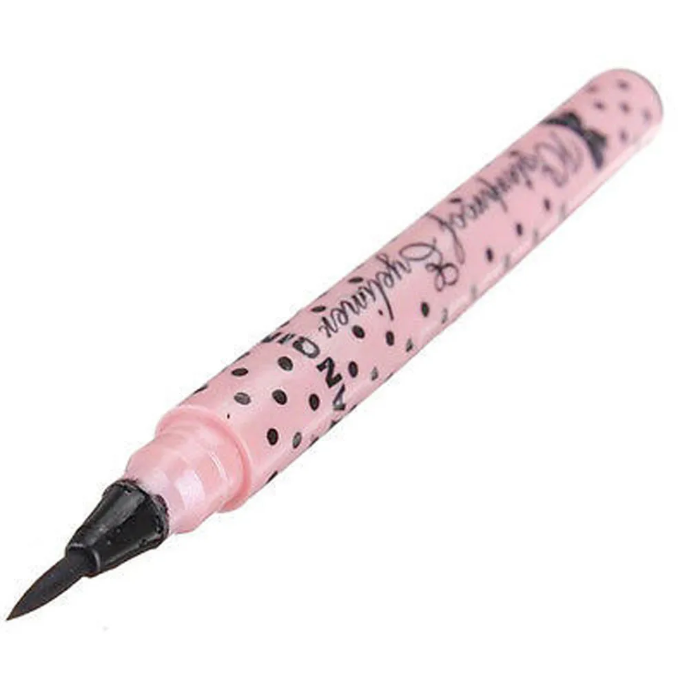 Абсолютно женский модный Водостойкий карандаш для глаз, косметический черный чехол, розовый жидкий карандаш для глаз, косметический инструмент