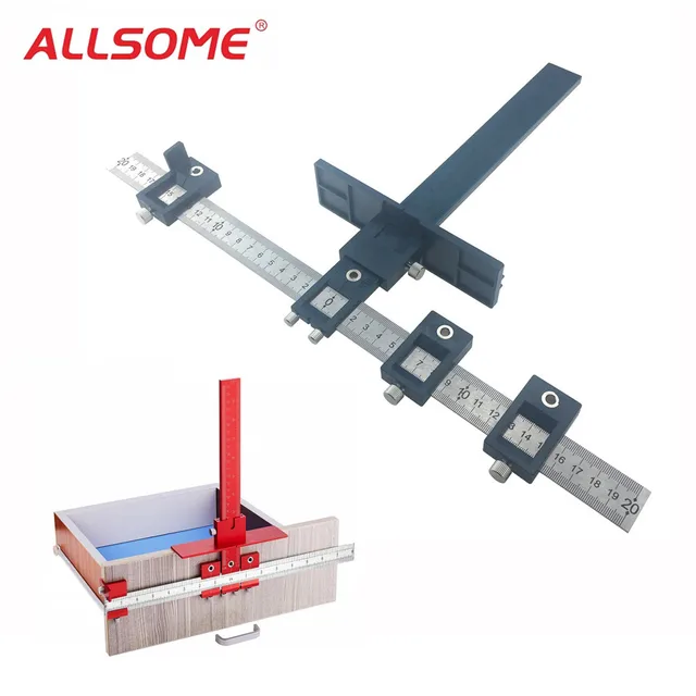 Allsome 5mm Drill Guide Sleeve Cabinet Hardware Jig Drawer Pull Allsome 5mm Drill Guide Sleeve Cabinet Hardware Jig Drawer Pull Wood Drilling Dowelling Hole Saw Master System Ht2299