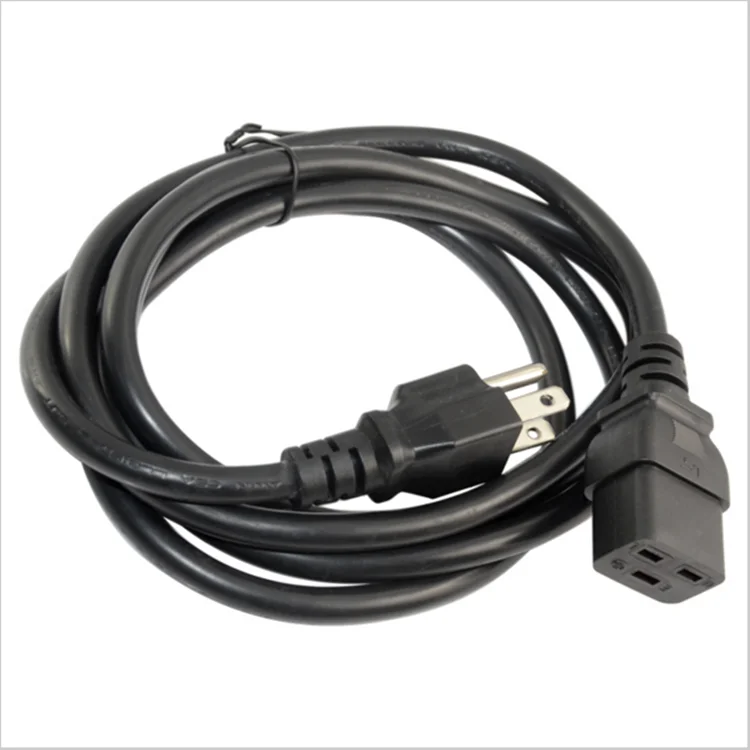 

US USA Power Cable IEC C19 AC Power Extension Cord 1.8m 6ft , 250V16A