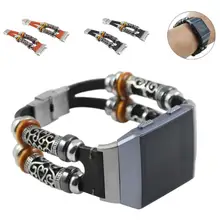 Сменный кожаный ремешок, Браслет для Fitbit Ionic OC24 Прямая