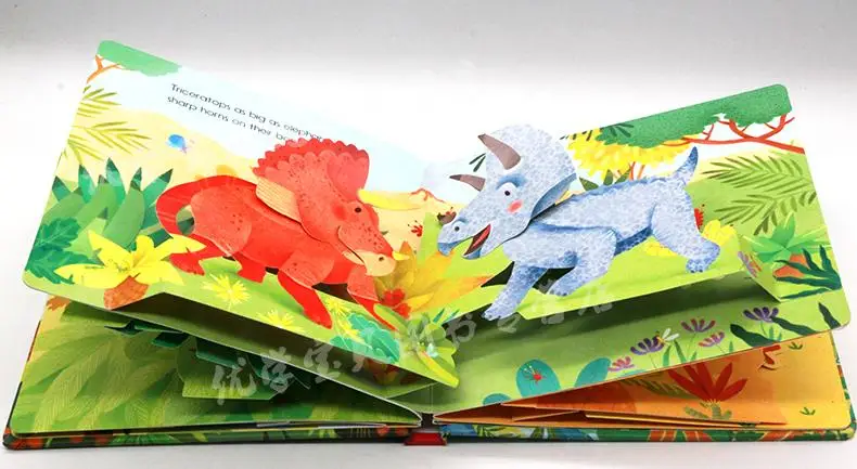 Учим английский 3D лоскут книги для чтения детей