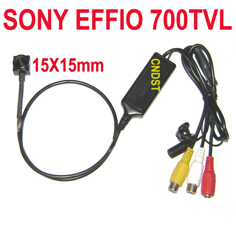 CNDST CCTV Мини Пуля квадратная HD камера Sony Effio цвет 700TVL змея 3 6 мм объектив для