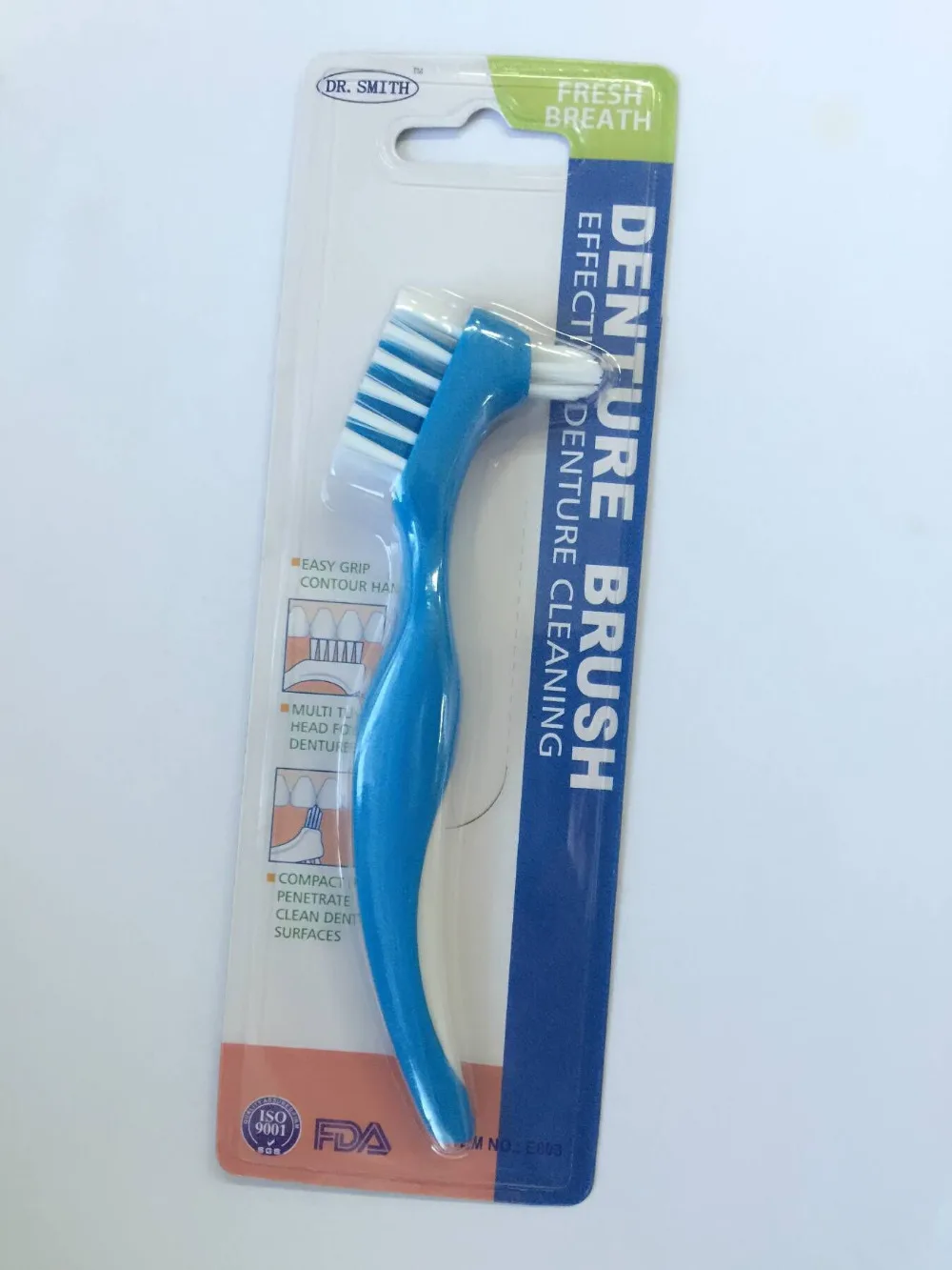 Denture Dedicated Brush Toothbrush Dual Brush Heads Gum Cleaner