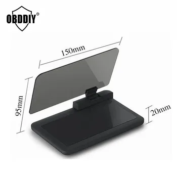

Universal Mobile Phone GPS Navigation Bracket HUD Head Up Display For Smart Phone Car Mount Stand Phone Holder Safe Adsorption