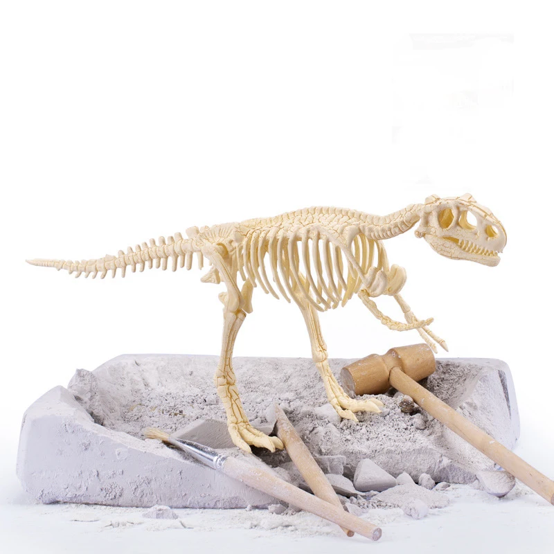 Динозавр набор "раскопки" моделирование археологии к тому, что для прокладки окаменелости игрушечной модели Детская обучающая игрушка Трицератопс