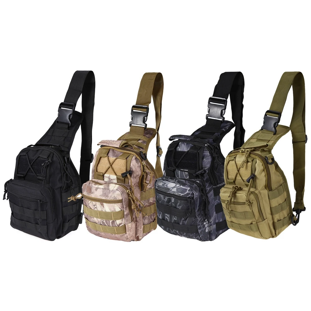 Chest Bag With Molle Military Pouch Tactical Shoulder Strap Bag Outdoor