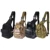 Bolsa de pecho Con Molle Hombro Táctico Correa Del Bolso Pouch Militar Del Ejército Para Los Hombres Que Acampa Al Aire Libre Senderismo Bolsas Negras