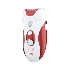 Htc 2 In 1 Rechargeable Hair Epilator Women Shaver Female Electric Hair Shaving Machine Body Depilador Lady Trimmer Removal Eu