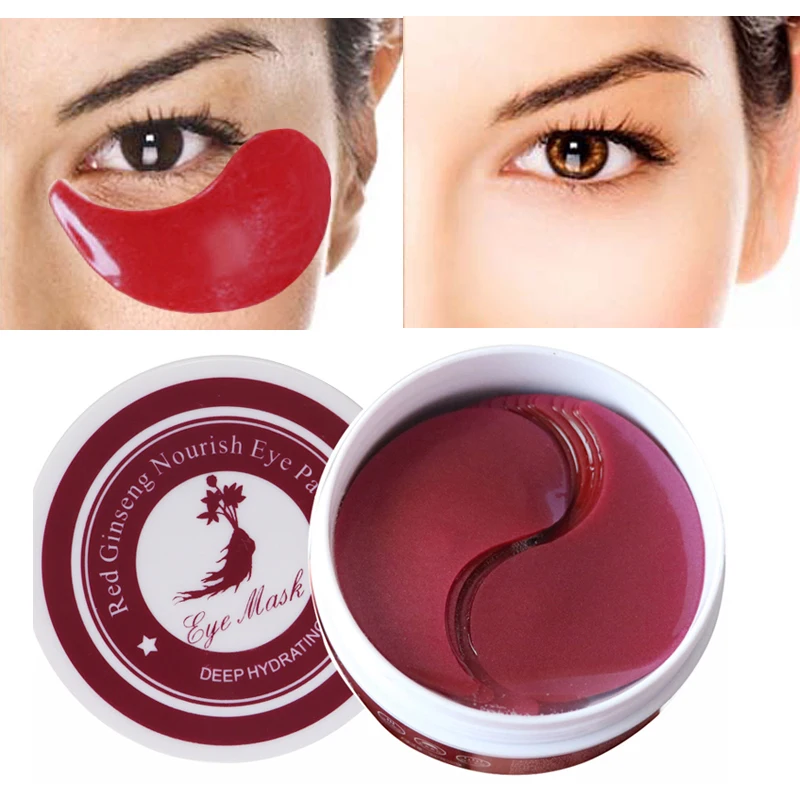 

60Pcs Collagen Eye Mask Patches for Eyes Mask Dark Circle Puffiness Eye Bag Removal Anti Wrinkle Face Mask Crystal Mask Gel Pad